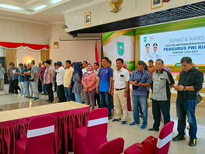 Besok, Ketua PWI Pusat dan Gubri Hadiri Pelantikan Pengurus PWI Riau 2022-2027 